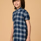 Albion Premium Boys Blue Checks Shirt
