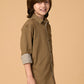 Albion Premium Boys Khaki Shirt