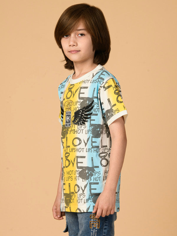 Albion Premium Boys Yellow T-shirt