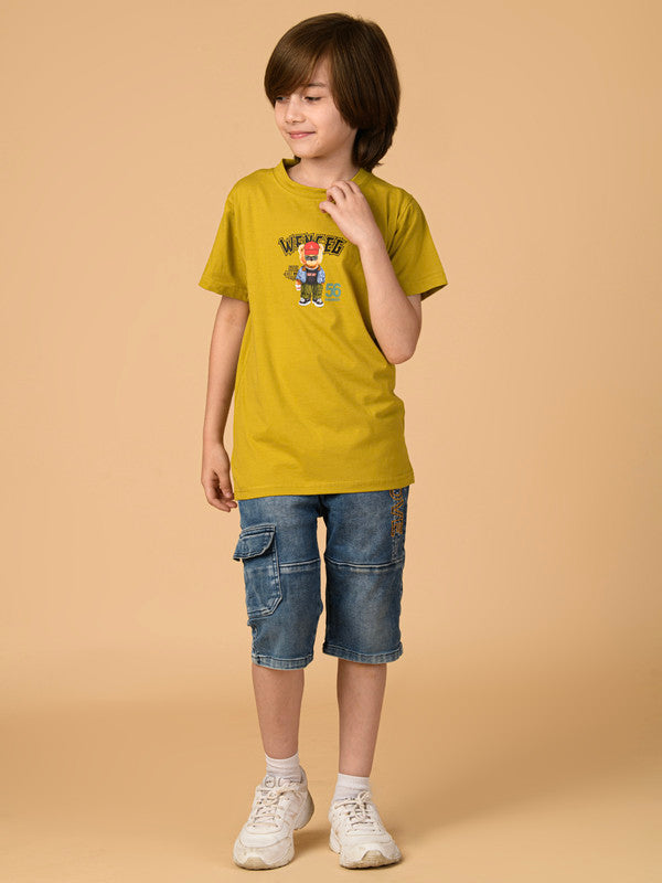Albion Premium Boys Yellow T-shirt