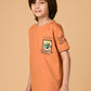 Albion Premium Boys Peach T-shirt