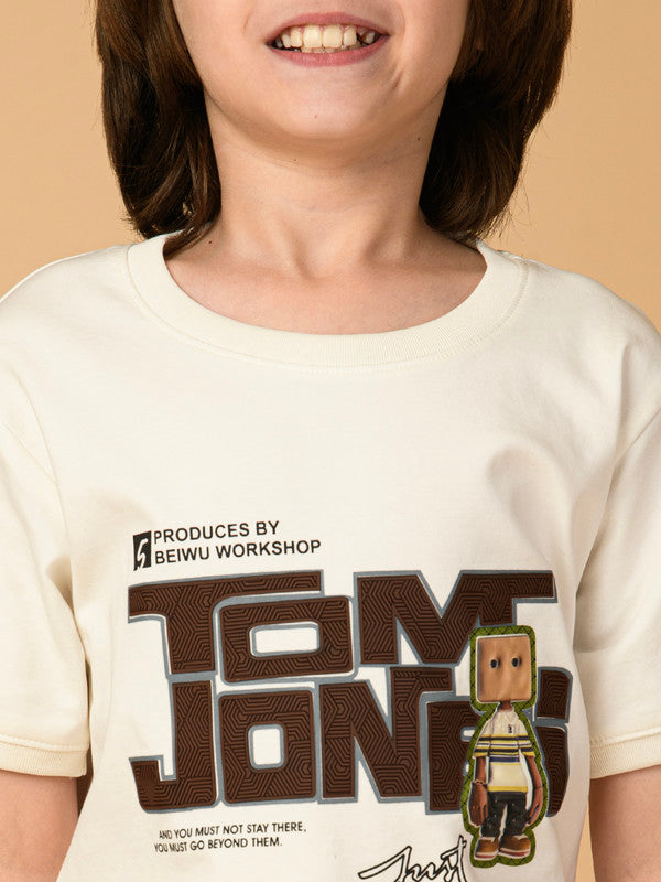 Albion Premium Boys White T-shirt