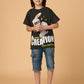 Albion Premium Boys Upper Black T-shirt