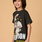 Albion Premium Boys Upper Black T-shirt
