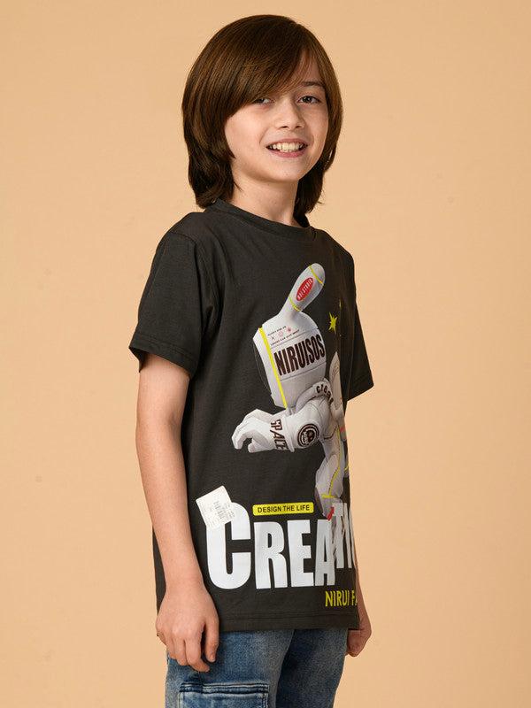 Albion Premium Boys Upper Black T-shirt