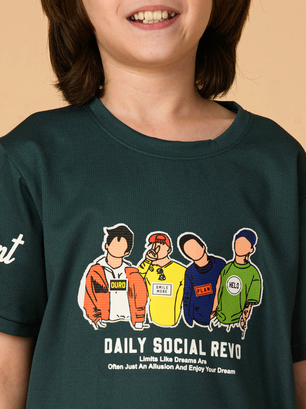 Albion Premium Boys Green T-shirt