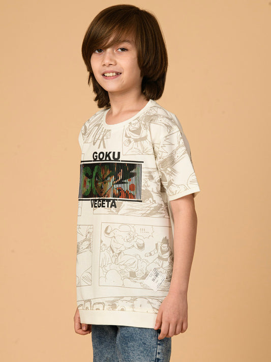 Albion Premium Boys Cream T-shirt