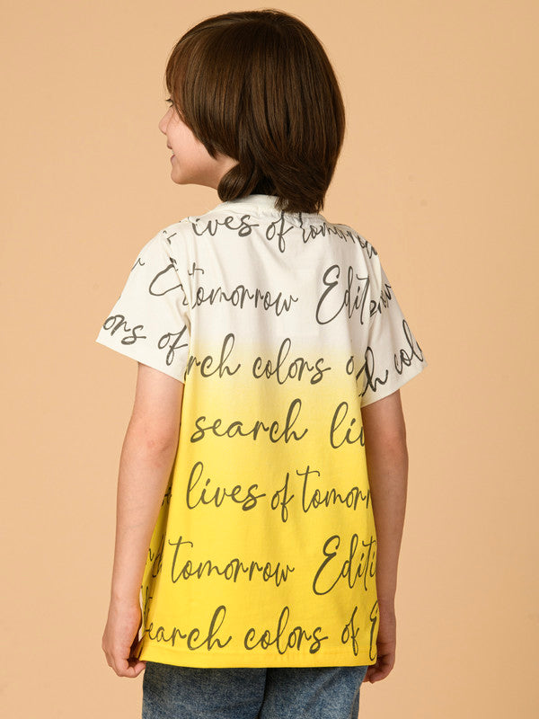 Albion Premium Boys Upper Yellow T-shirt