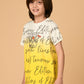 Albion Premium Boys Upper Yellow T-shirt