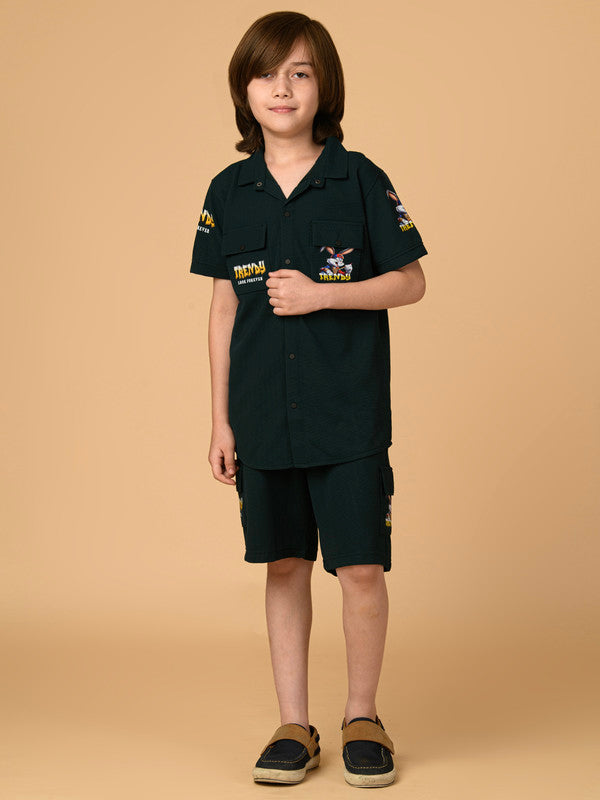 Albion Premium Boys Green Co-ord set