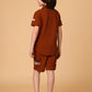 Albion Premium Boys Set Mehroon Co-ord set