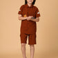 Albion Premium Boys Set Mehroon Co-ord set