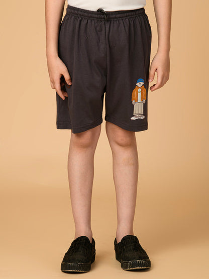 Albion Premium Boys Lower D.grey Shorts