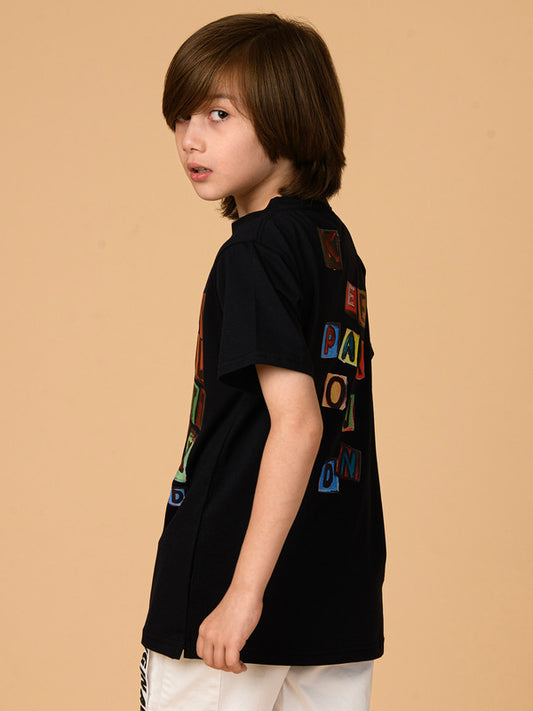 Albion Premium Boys Black T-shirt