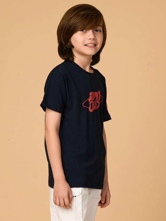 Albion Premium Boys Navy T-shirt