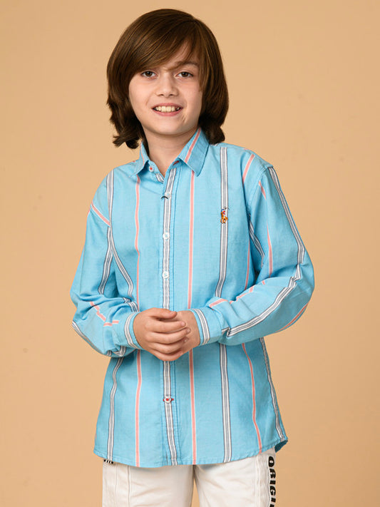 Albion Premium Boys F Blue Shirt