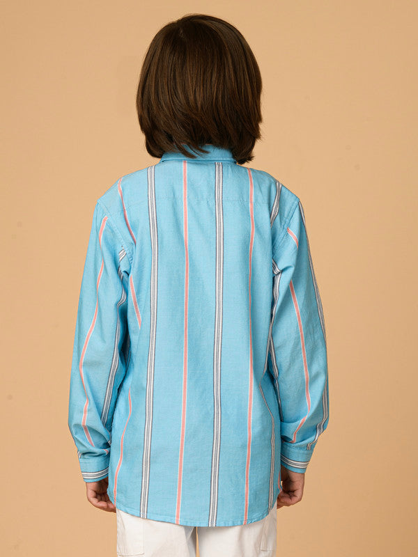 Albion Premium Boys F Blue Shirt