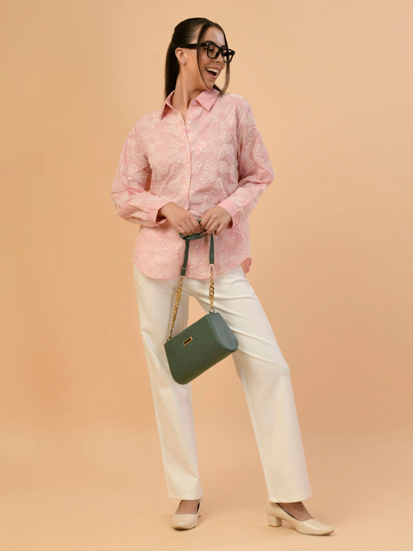 Albion Premium Ladies Pink Casual Top