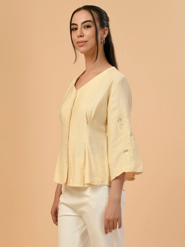 Albion Premium Ladies Fawn Casual Top