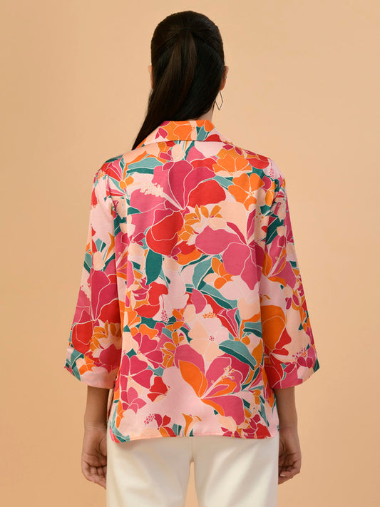 Albion Premium Ladies Magenta Casual Shirt