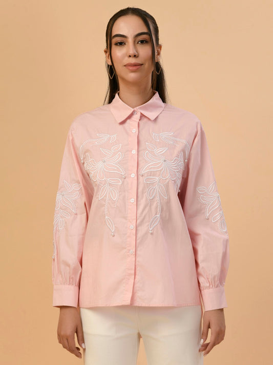 Albion Premium Ladies Peach Casual Top