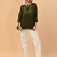 Albion Premium Ladies Green Casual Top