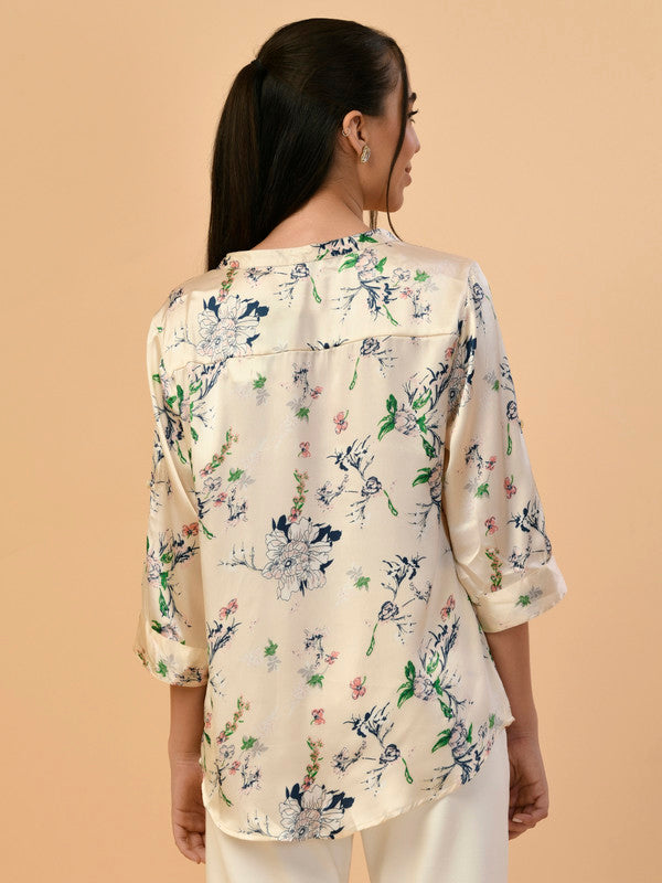Albion Premium Ladies Off White Casual Top