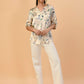 Albion Premium Ladies Off White Casual Top