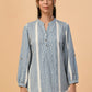 Albion Premium Ladies Ink.Blue Casual Top