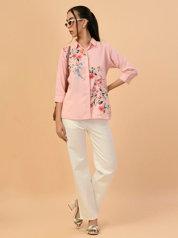Albion Premium Ladies Peach Casual Top