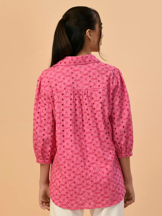 Albion Premium Ladies Magneta Casual Shirt