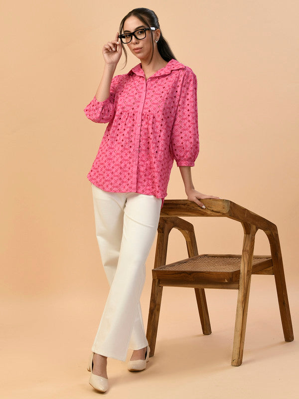 Albion Premium Ladies Magneta Casual Shirt