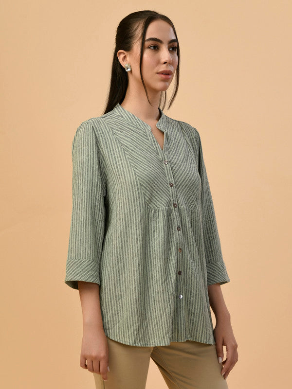 Albion Premium Ladies Mint Casual Shirt