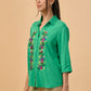 Albion Premium Ladies Green Casual Shirt