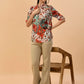 Albion Premium Ladies Rust Casual Top