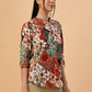 Albion Premium Ladies Rust Casual Top