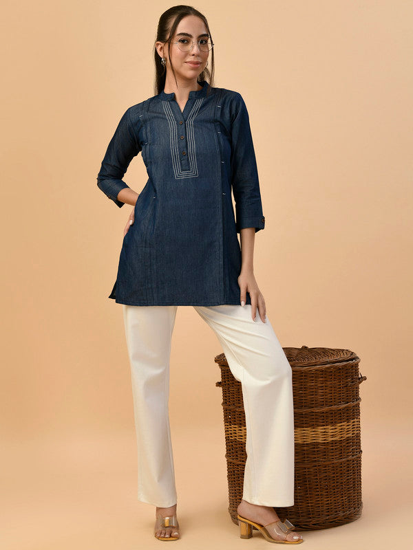 Albion Premium Ladies Denim Casual Top**