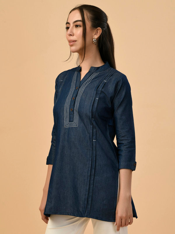 Albion Premium Ladies Denim Casual Top**