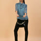 Albion Premium Ladies Blue Casual Top