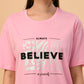 Albion Premium Ladies L.Pink Regular T-Shirt