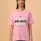 Albion Premium Ladies L.Pink Regular T-Shirt