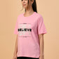 Albion Premium Ladies L.Pink Regular T-Shirt