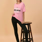 Albion Premium Ladies L.Pink Regular T-Shirt