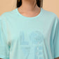 Albion Premium Ladies Aqua Regular T-Shirt