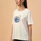 Albion Premium Ladies White Regular T-Shirt