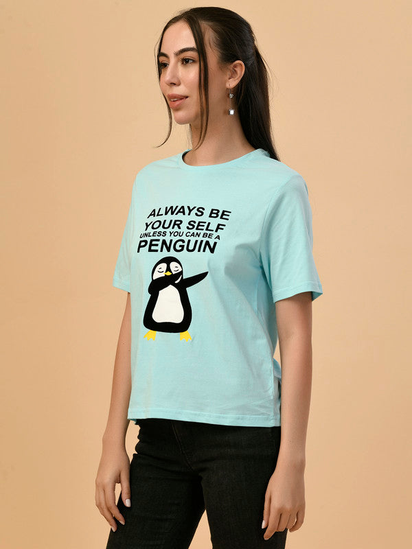 Albion Premium Ladies Aqua Regular T-Shirt