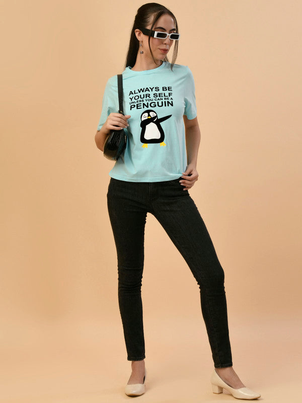 Albion Premium Ladies Aqua Regular T-Shirt