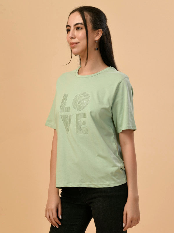 Albion Premium Ladies L.Green Regular T-Shirt