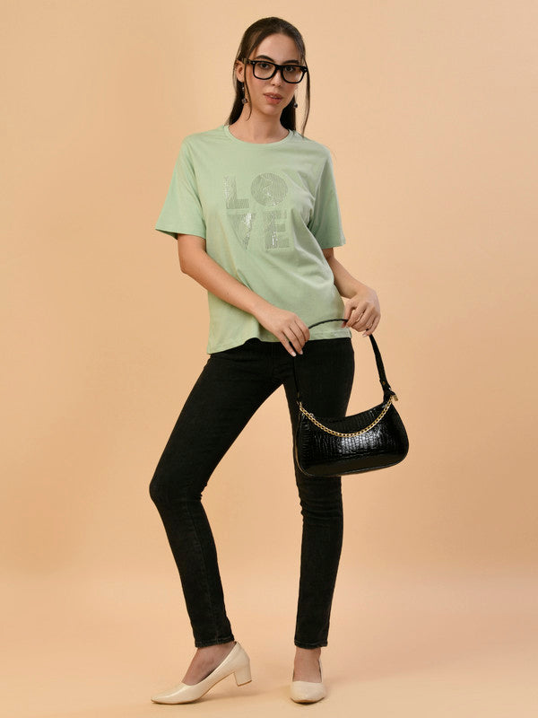 Albion Premium Ladies L.Green Regular T-Shirt