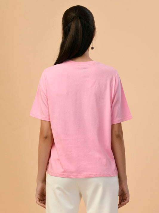 Albion Premium Ladies Pink Regular T-Shirt